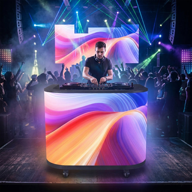 Cabina para DJ con Pantalla LED