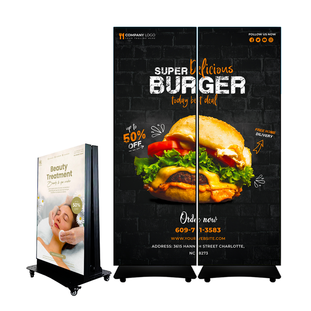 Póster LED Plegable con Sistema de Fusión + GOB