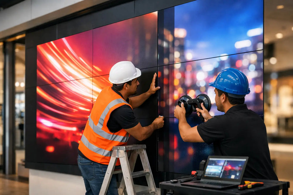 Cómo alinear módulos de videowall sin fallas