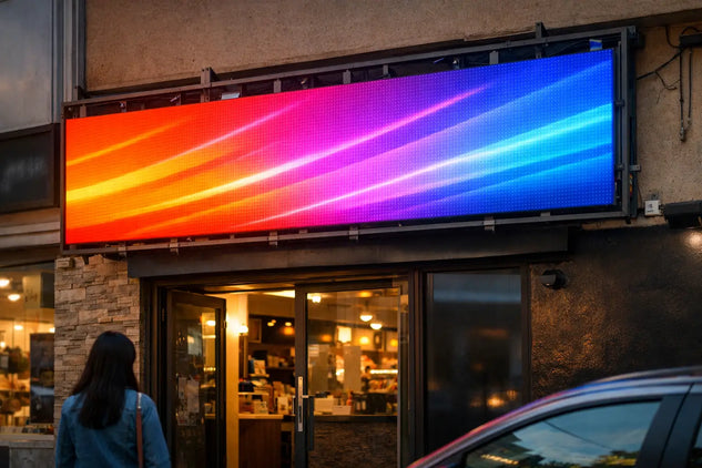 Banner LED para tienda: medidas que sí funcionan