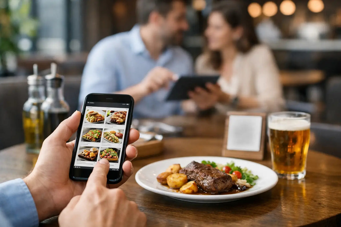Menú digital para restaurante: qué sí funciona