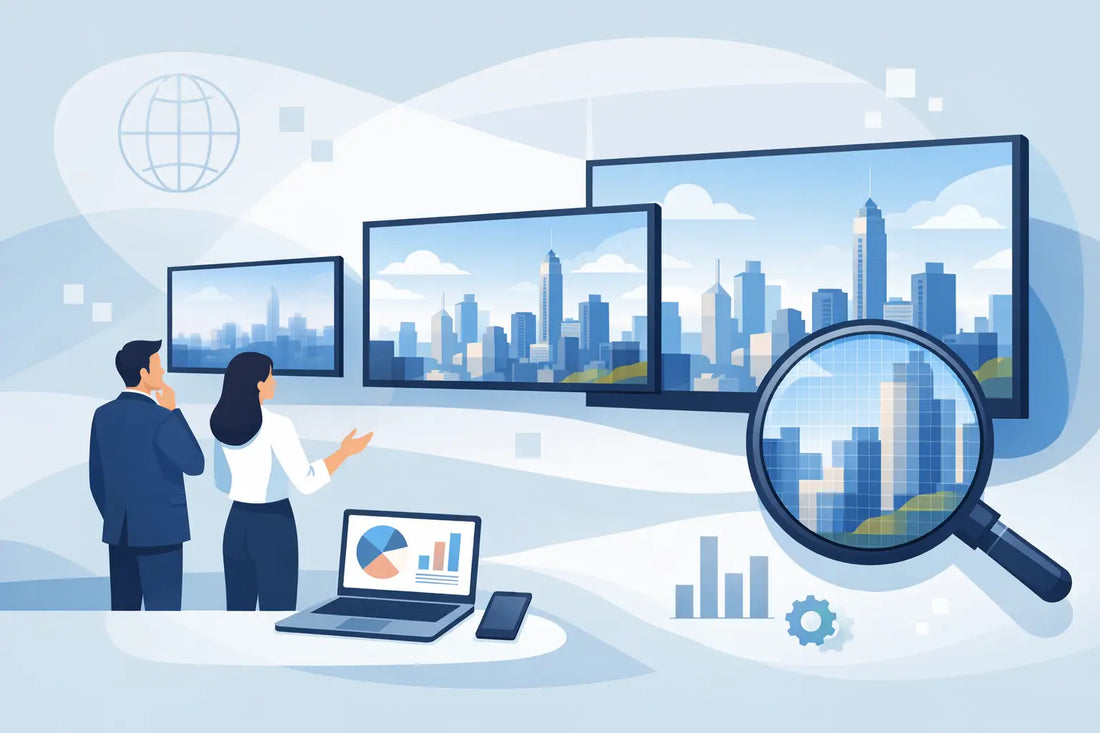 Qué resolución necesita un display comercial