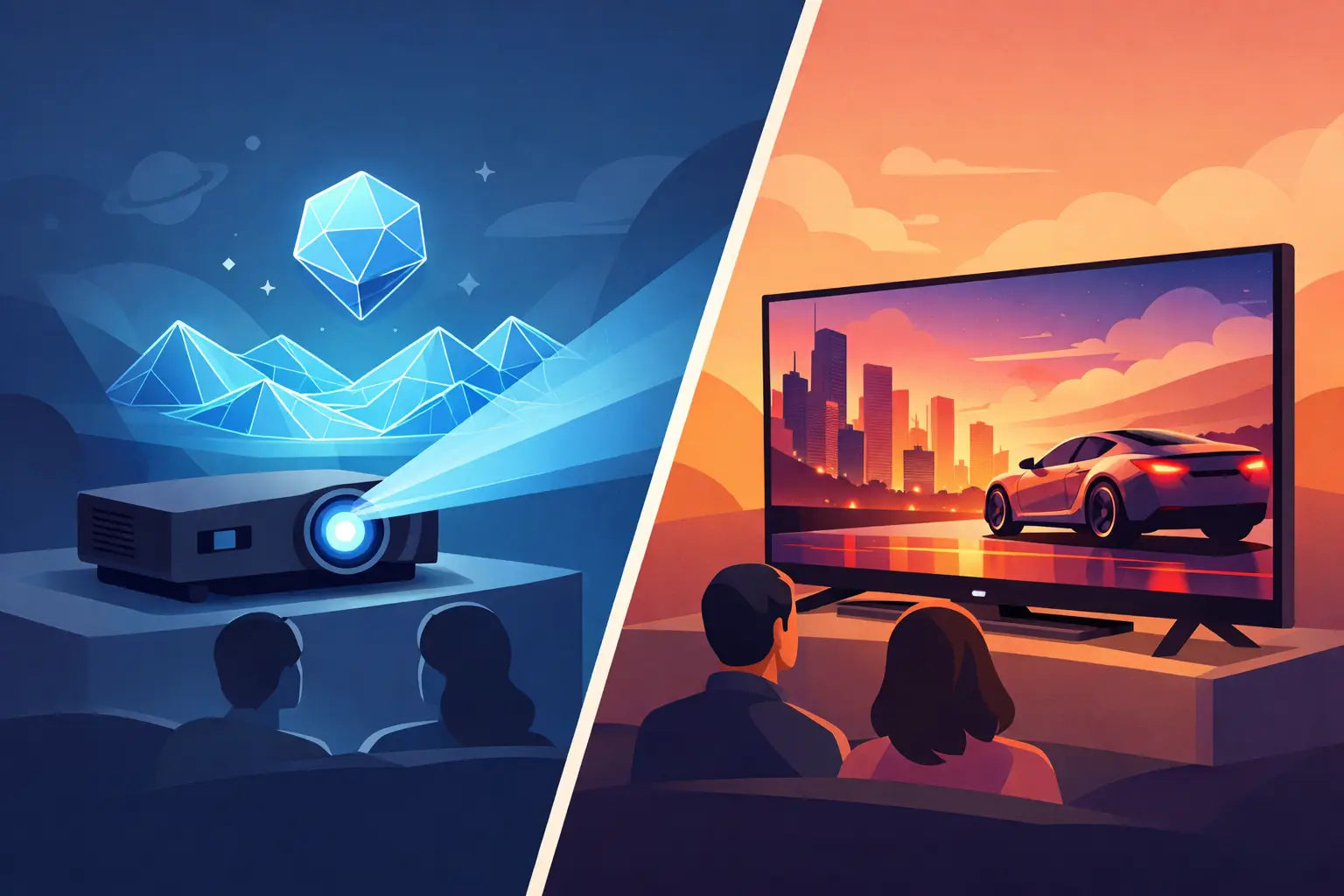 Proyector 3D vs display LED: ¿cuál conviene?