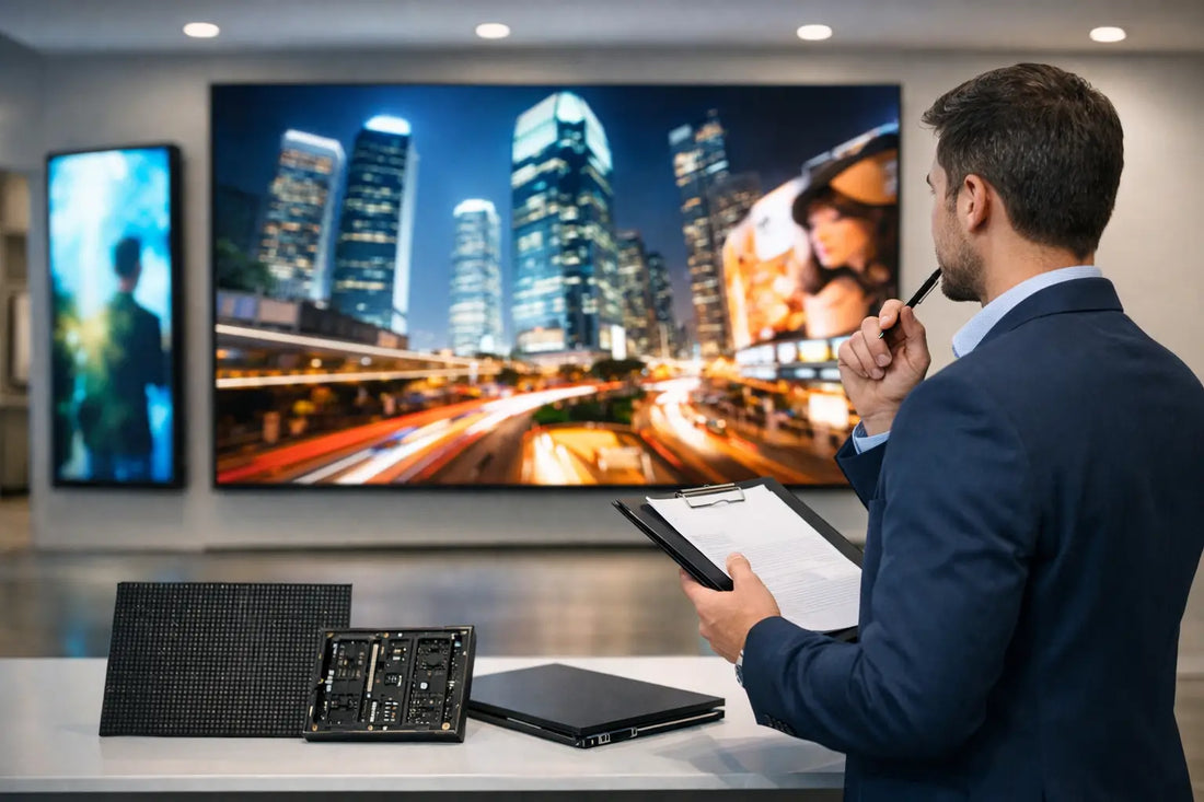 Cómo elegir pantalla LED comercial sin fallar