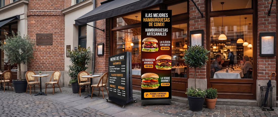 Póster LED para tienda: ¿sí conviene?