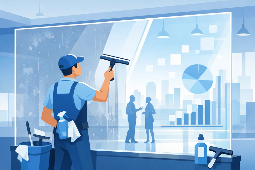 Cómo limpiar pantalla transparente comercial