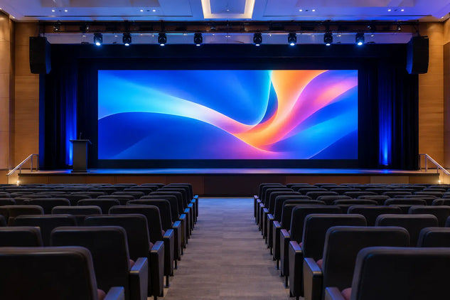 Pantalla LED para auditorio bien especificada