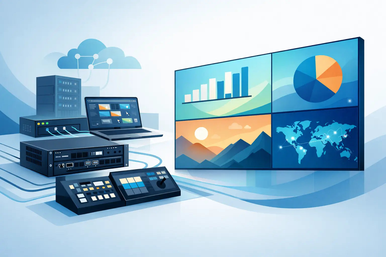 Mejores controladores para videowall LED