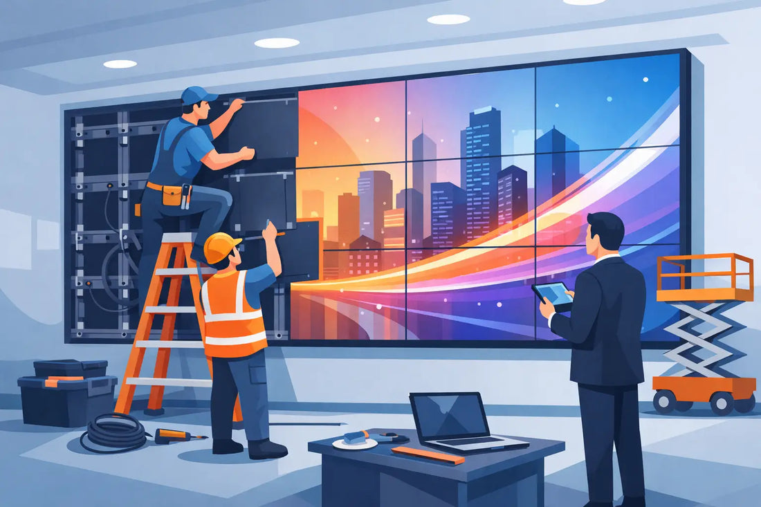 Cómo instalar muro LED comercial sin errores