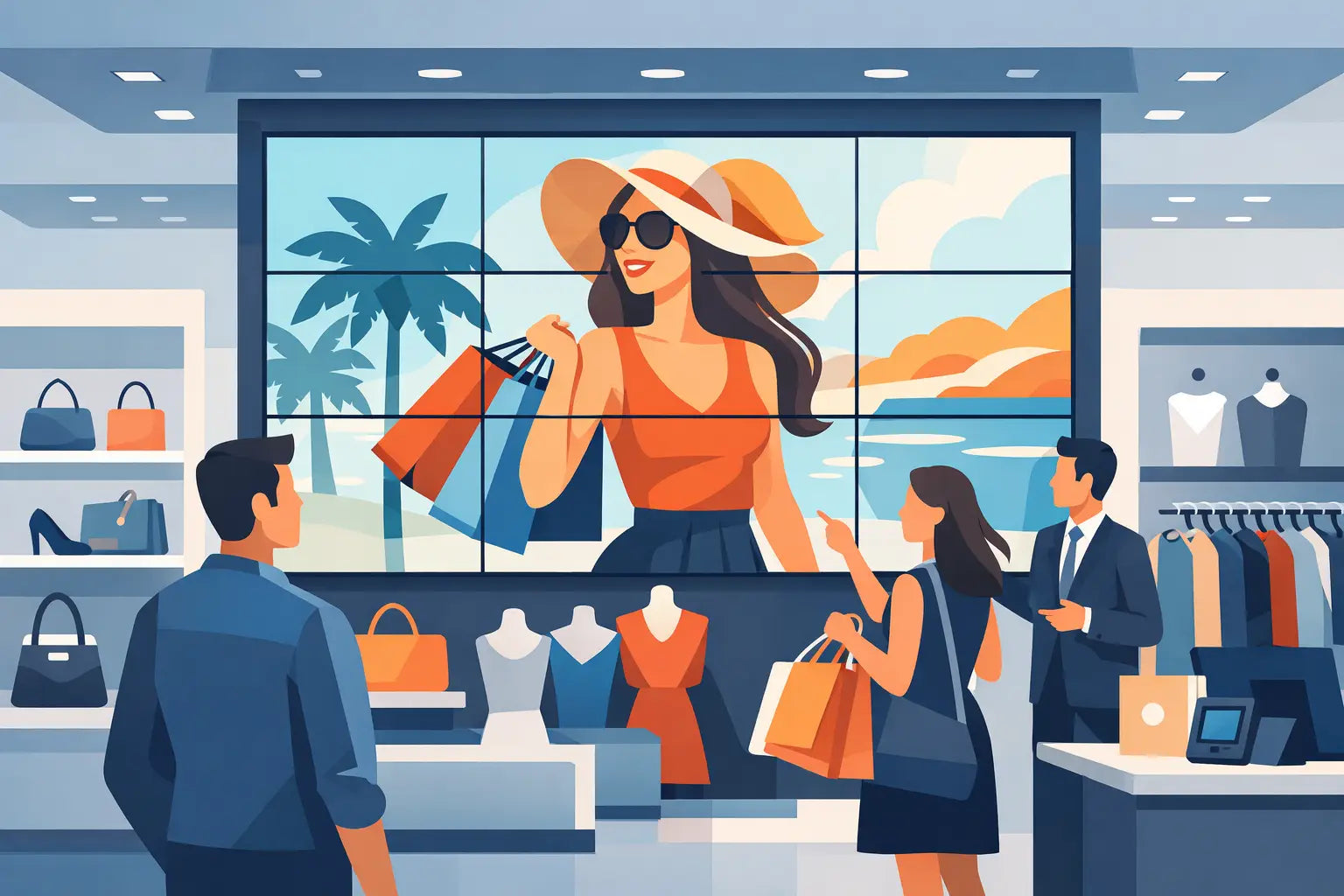 Ejemplo de videowall para retail que sí vende
