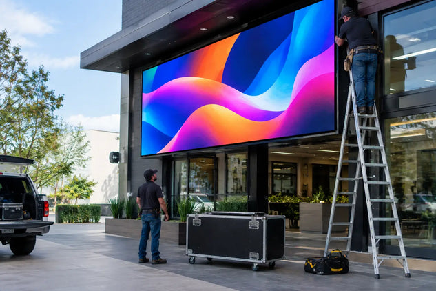 Qué necesito para armar una pantalla LED