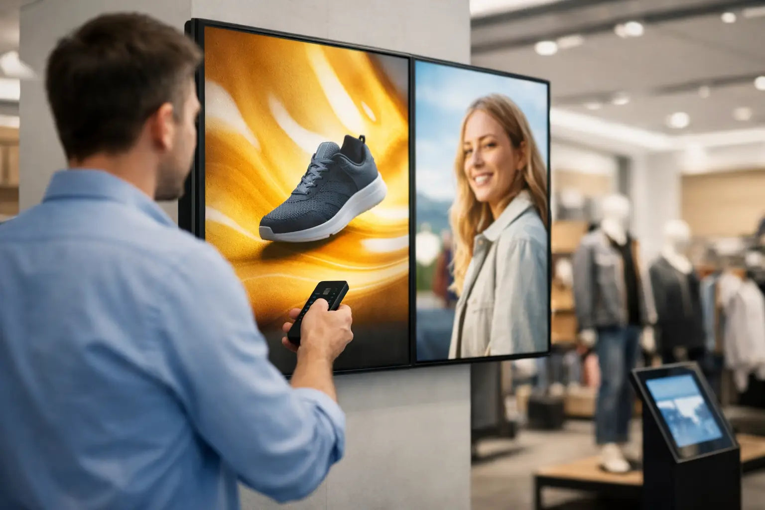 Cómo instalar señalización digital retail