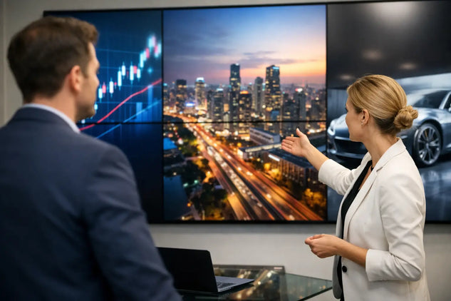 Cómo elegir un videowall comercial eficaz