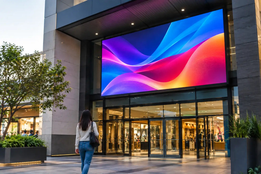 Dónde instalar una pantalla LED comercial