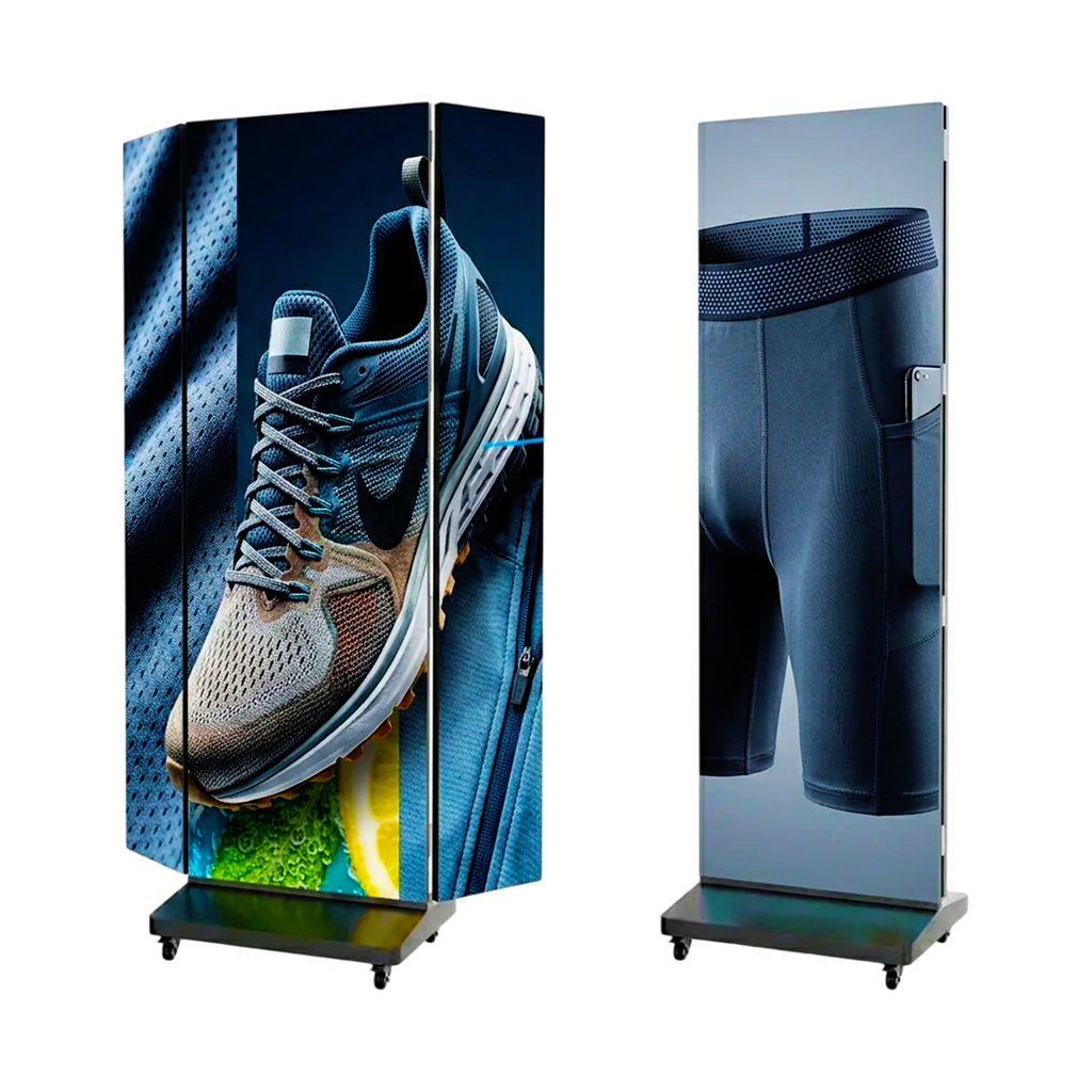 Póster LED Plegable Trifold