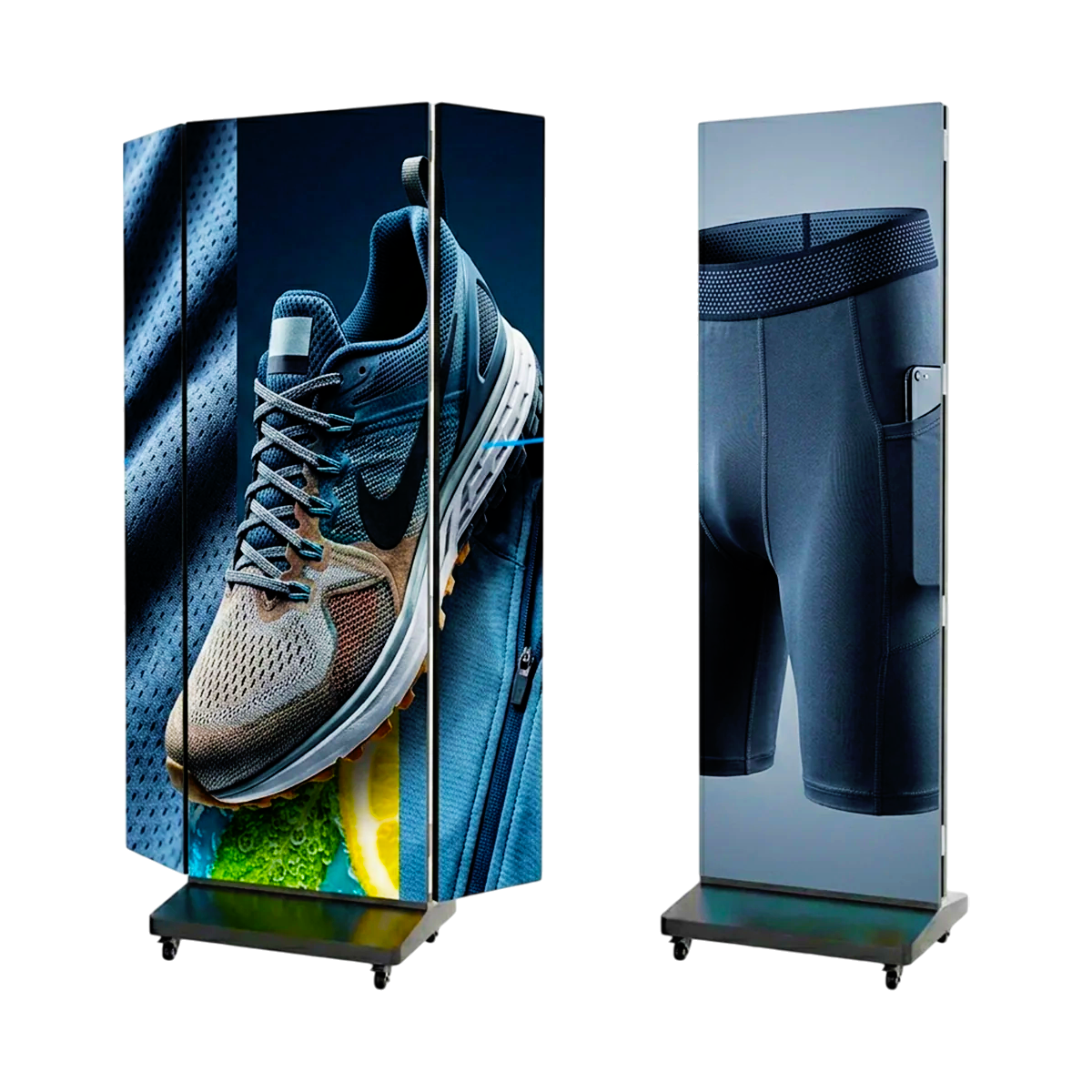 Póster LED Plegable Trifold