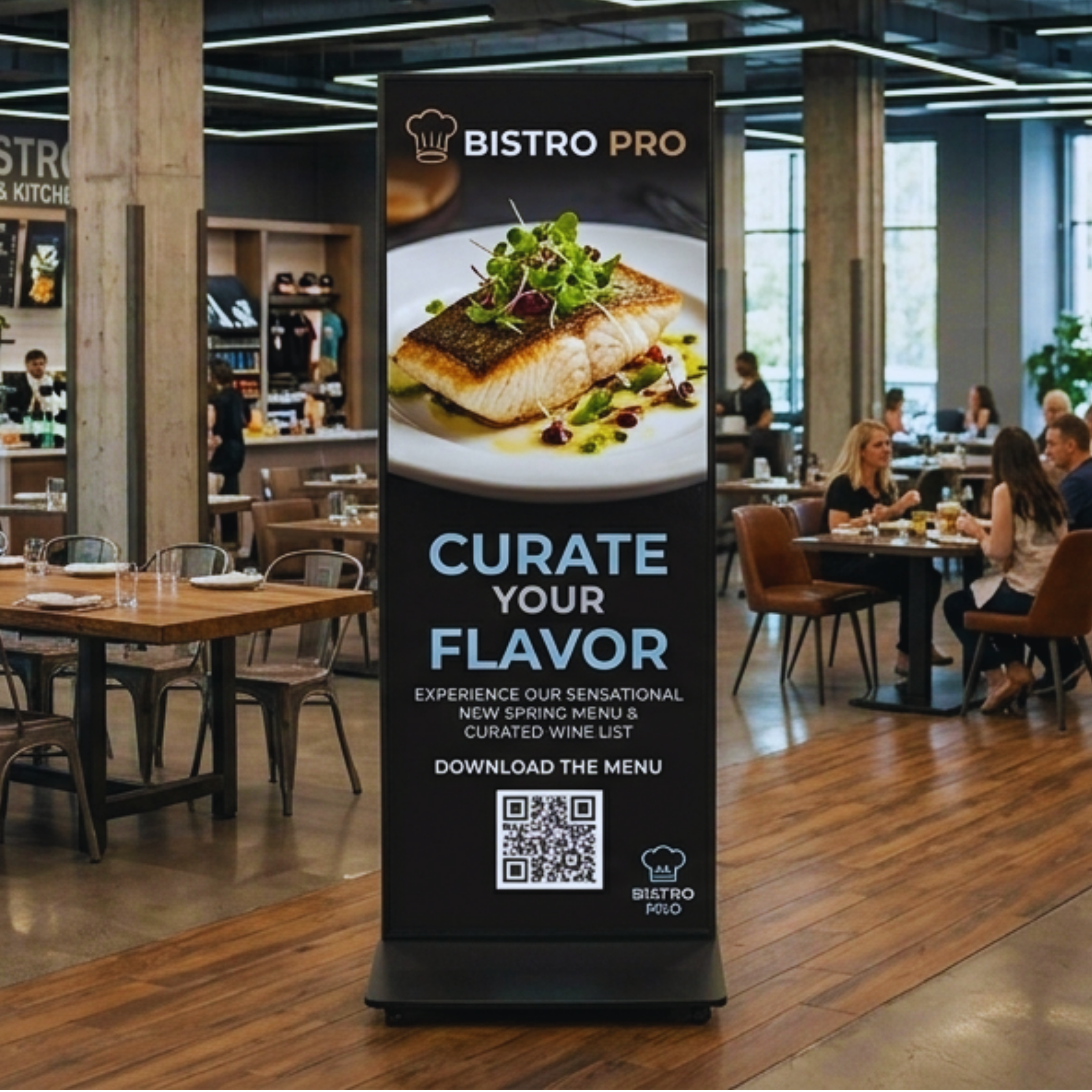 Póster LED Pitch 2.5 Plegable con Sistema de Fusión + GOB para Interiores